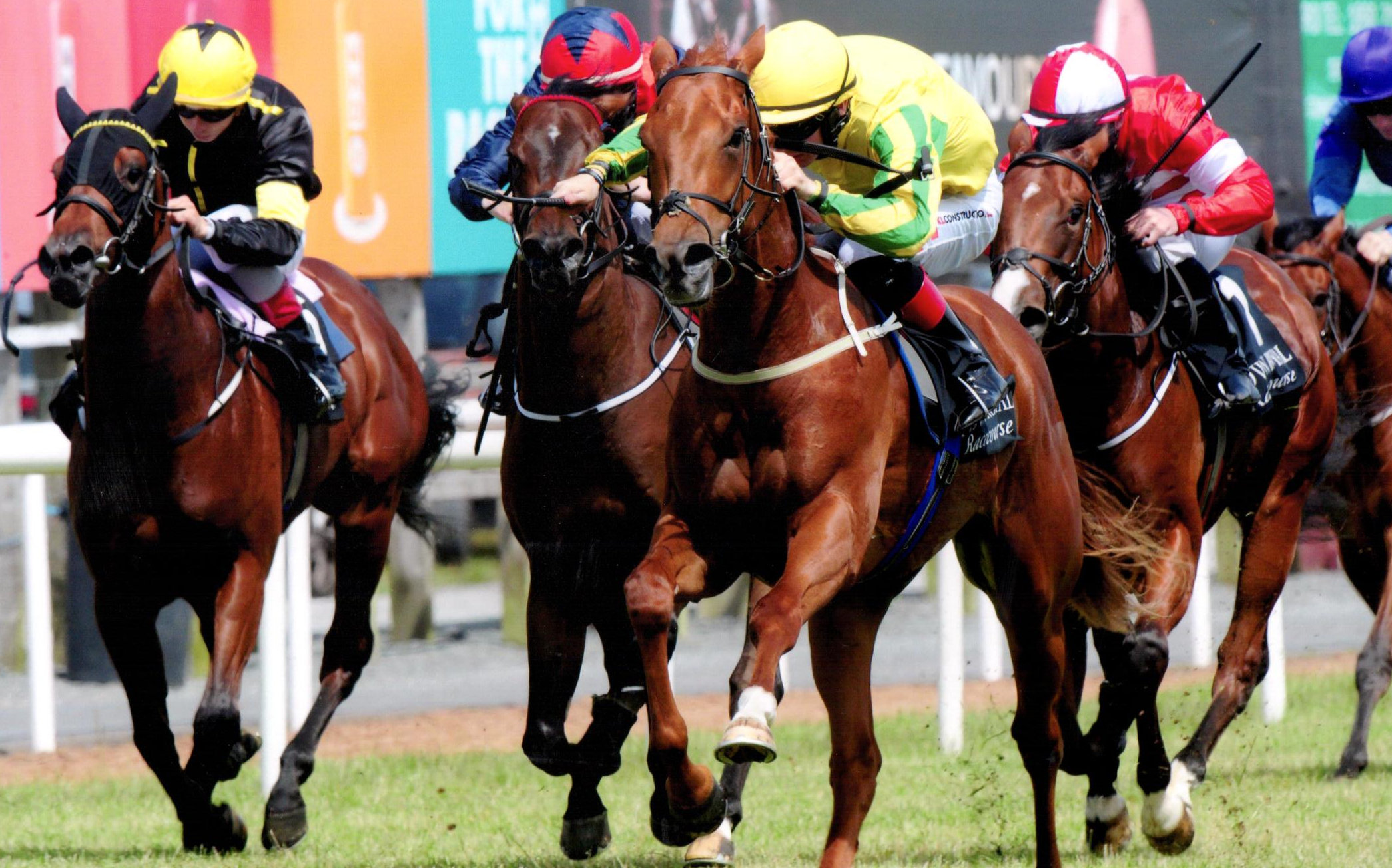 KAFU and Colin Keane are convincing winners of the 2 year old maiden at Down Royal, 23rd June 2018